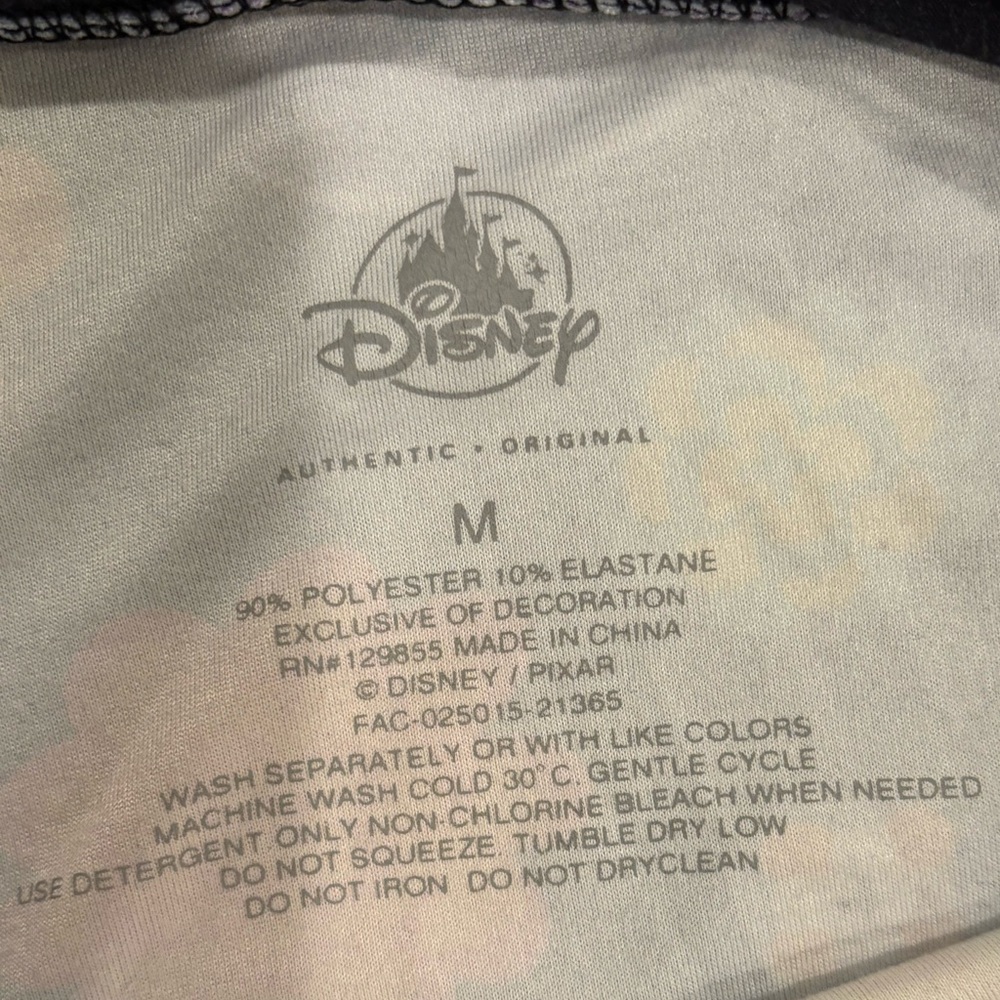 Disney Coco Women’s Multicolored Leggings with Stripes on side, size medium - Picture 8 of 11
